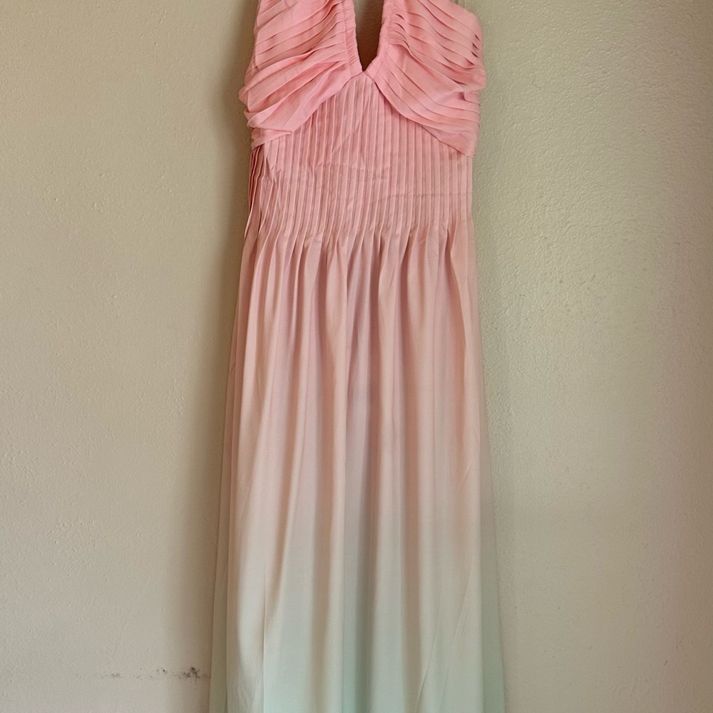 Hello Molly Pastel Pink and Green Maxi Dress - Picture 6 of 9